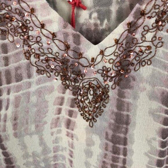 RAGA Snakeskin Embellished Blouse New NWT XS - Picture 2 of 10